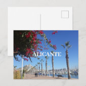 Postkarte Alicante (Vorne/Hinten)