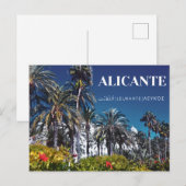 Postkarte Alicante (Vorne/Hinten)