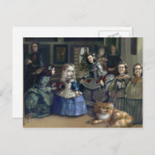 Postkarte "Alice and Las Meninas" (Vorne/Hinten)
