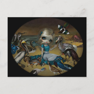 Postkarte "Alice and the Audubon Birds"