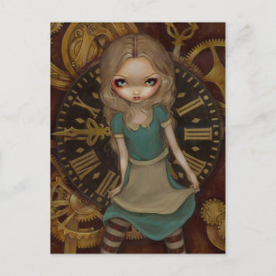 Postkarte "Alice in Clockwork"