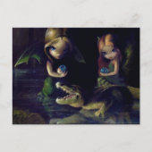 Postkarte "Alligator Magic" (Vorderseite)