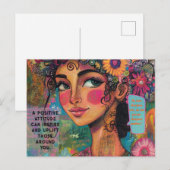 Postkarte als Eisen-Sharpens-Eisen-Sprichwörter 27 (Vorne/Hinten)