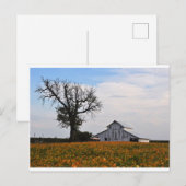Postkarte, alte Scheune Postkarte (Vorne/Hinten)