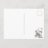 Postkarte, alte Scheune Postkarte (Rückseite)