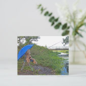 Postkarte - am Kanal (Stehend Vorderseite)