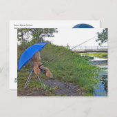 Postkarte - am Kanal (Vorne/Hinten)