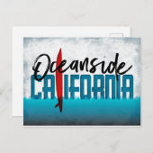 Postkarte am Ozean (Vorne/Hinten)