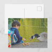 Postkarte am See (Vorne/Hinten)
