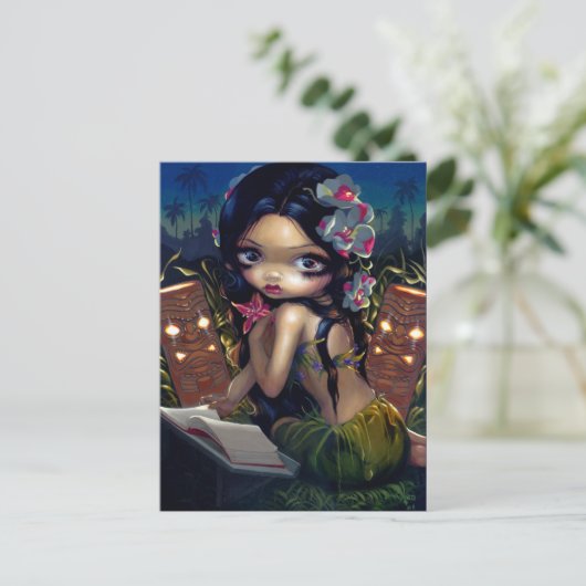 Postkarte "Amara and the Book" (Stehend Vorderseite)