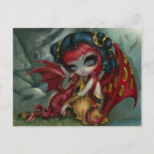 Postkarte "Amber Dragonling" (Vorderseite)