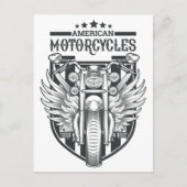 Postkarte "American Motocycle" (Vorderseite)