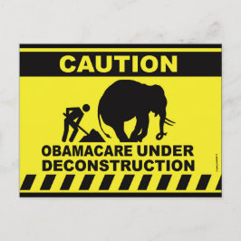 Postkarte an Donald Trump im Gesundheitswesen