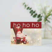 Postkarte an Santa-Ho HO (Stehend Vorderseite)
