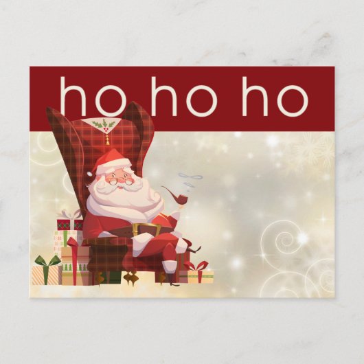 Postkarte an Santa-Ho HO (Vorderseite)