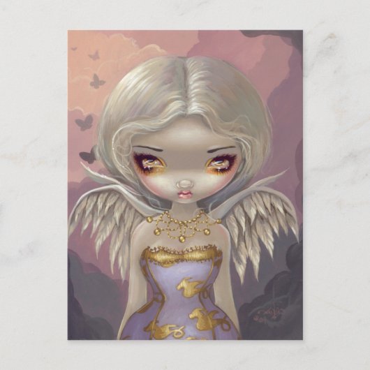 Postkarte "Angel in Lilac" (Vorderseite)