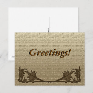 Postkarte - Angle Ironen und Linen