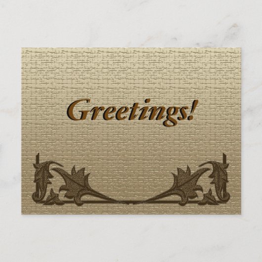 Postkarte - Angle Ironen und Linen (Vorderseite)