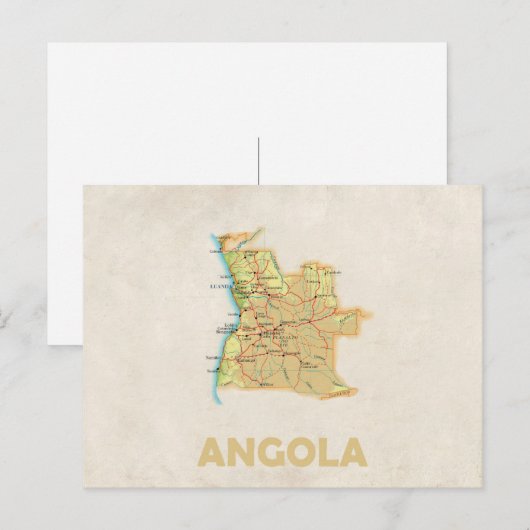 Postkarte Angola (Vorne/Hinten)