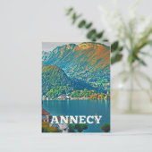 Postkarte Annecy Foto Vintage (Stehend Vorderseite)
