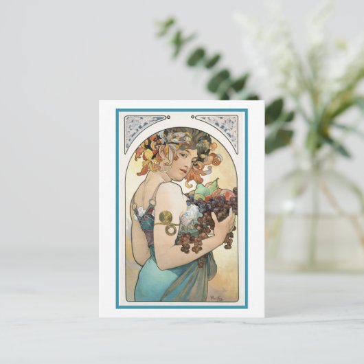 Postkarte - Ansammlung Obst (Stehend Vorderseite)