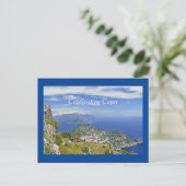 Postkarte/ Ansicht Capri von oben Monte Solaro Postkarte (Stehend Vorderseite)