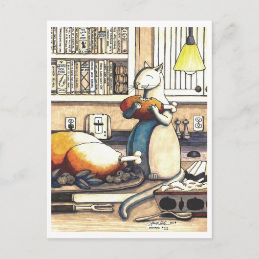 Postkarte: Antik in der Küche Postkarte (Vorderseite)