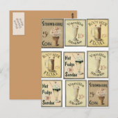 Postkarte, antik postkarte (Vorne/Hinten)