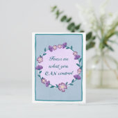 Postkarte & Arbeitsblatt in einem! (Stehend Vorderseite)