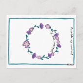 Postkarte & Arbeitsblatt in einem! (Rückseite)