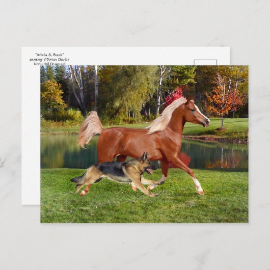 Postkarte "Arbella & Butch" (Vorne/Hinten)