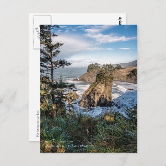 Postkarte: Arch Rock Sea Stacks 4 Postkarte (Vorne/Hinten)