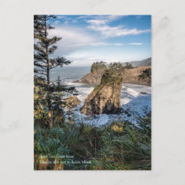 Postkarte: Arch Rock Sea Stacks 4 Postkarte