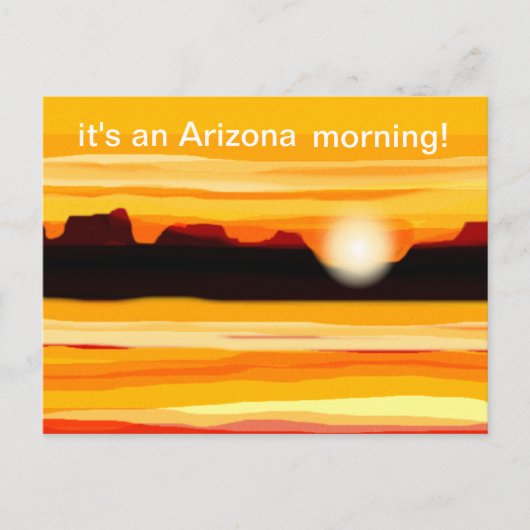 Postkarte Arizona (Vorderseite)