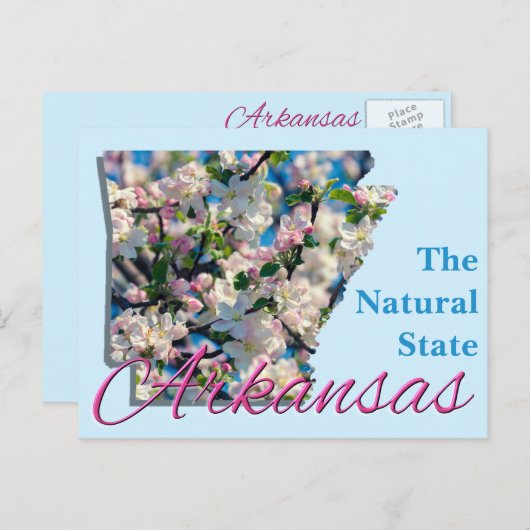 Postkarte - ARKANSAS (Vorne/Hinten)