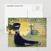 Postkarte: Art Nouveau - Privat-Livemont Postkarte (Vorne/Hinten)