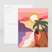 Postkarte Art Tahiti (Vorne/Hinten)
