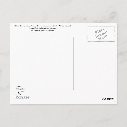 Postkarte Art von Amber Keller (Rückseite)