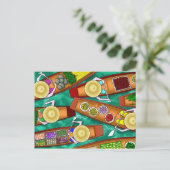 POSTKARTE ~ ASIATISCHES (Stehend Vorderseite)