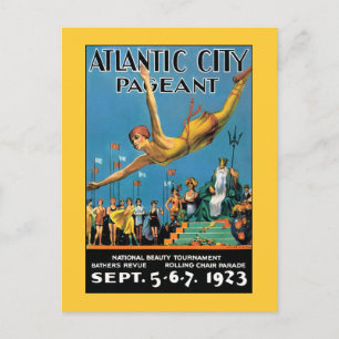 Postkarte: Atlantic City Beauty Pageant Postkarte