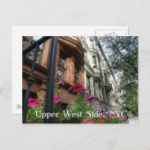 Postkarte auf der oberen Westseite (Vorne/Hinten)