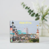 Postkarte auf der Promenade in Ocean City, New Jer (Stehend Vorderseite)
