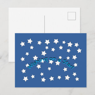 Postkarte - Auf einen Stern wünschen #2