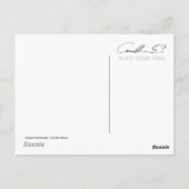 Postkarte "Aufgeklappt" (Rückseite)