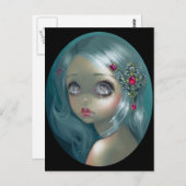 Postkarte "Augen am Himmel" (Vorne/Hinten)