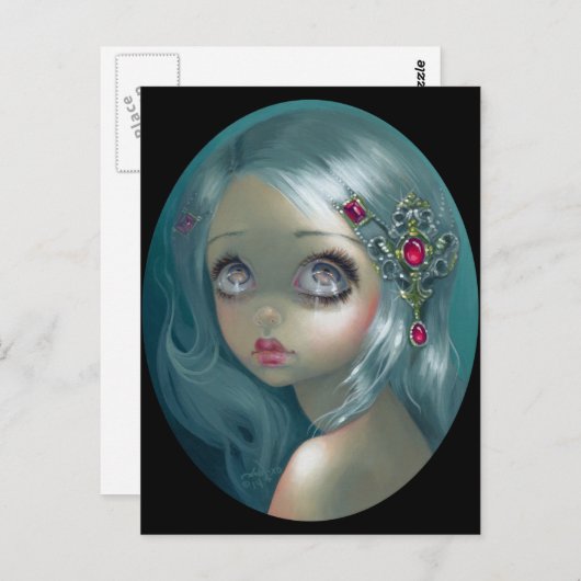 Postkarte "Augen am Himmel" (Vorne/Hinten)