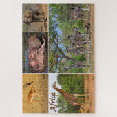 Postkarte aus Afrika Puzzle (Vertikal)
