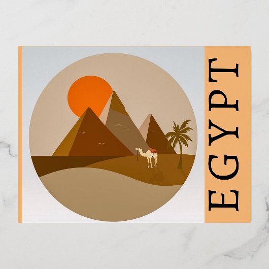 Postkarte aus Ägypten (Vorderseite)