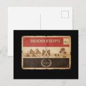 Postkarte aus Ägypten (Vorne/Hinten)