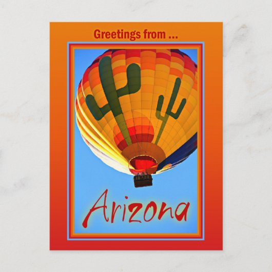 Postkarte aus Arizona (Vorderseite)
